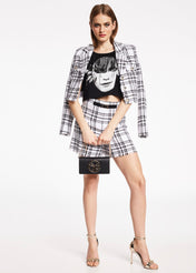 Tshirt corta con frange