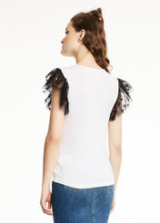 T-shirt in viscosa