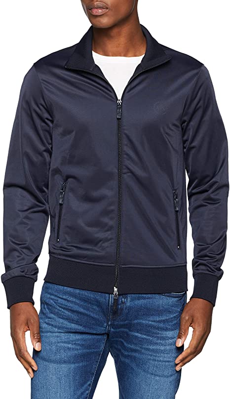 Felpa blu con zip