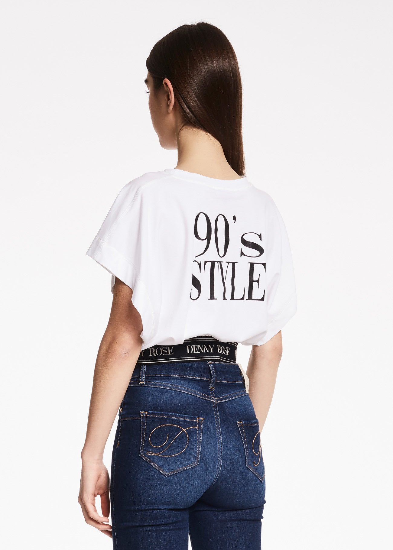 T-shirt con fascia elastica