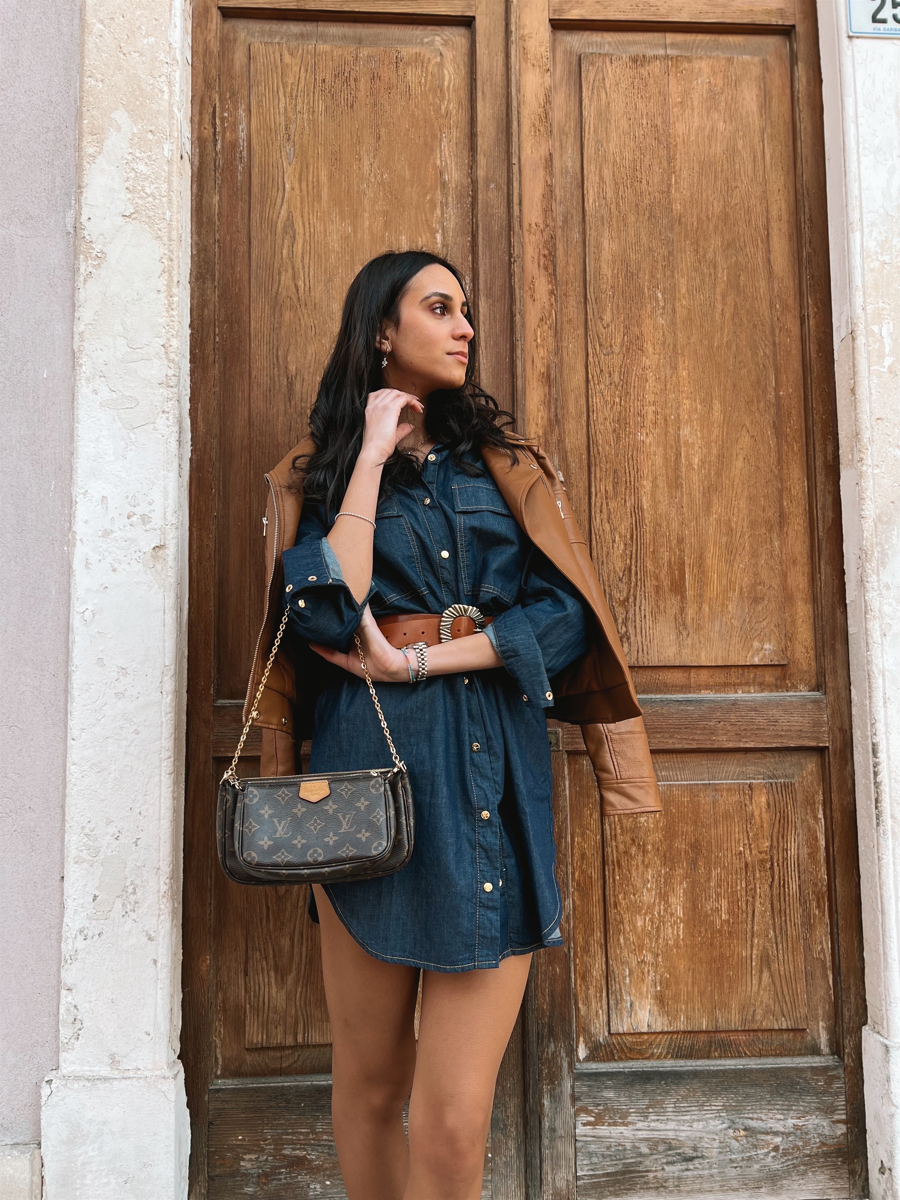Camicia oversize in denim
