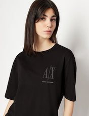 Maxi tshirt in cotone