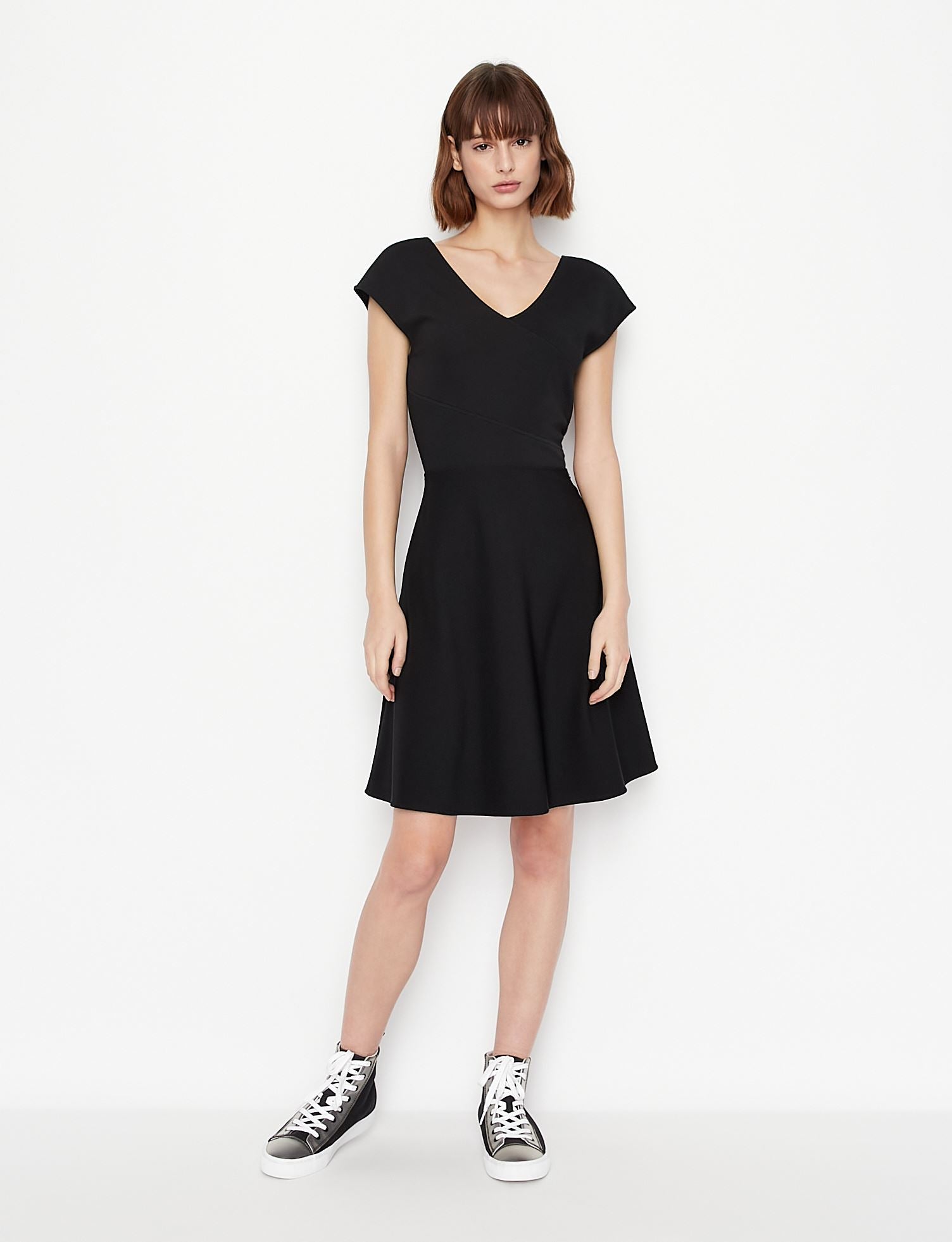 Vestito corto nero