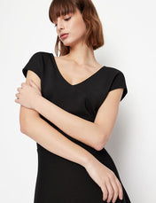 Vestito corto nero