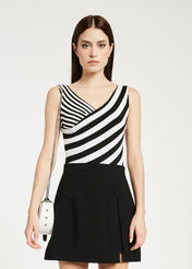 Body con scollo incrociato