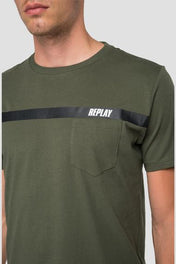 T-shirt girocollo stampa replay