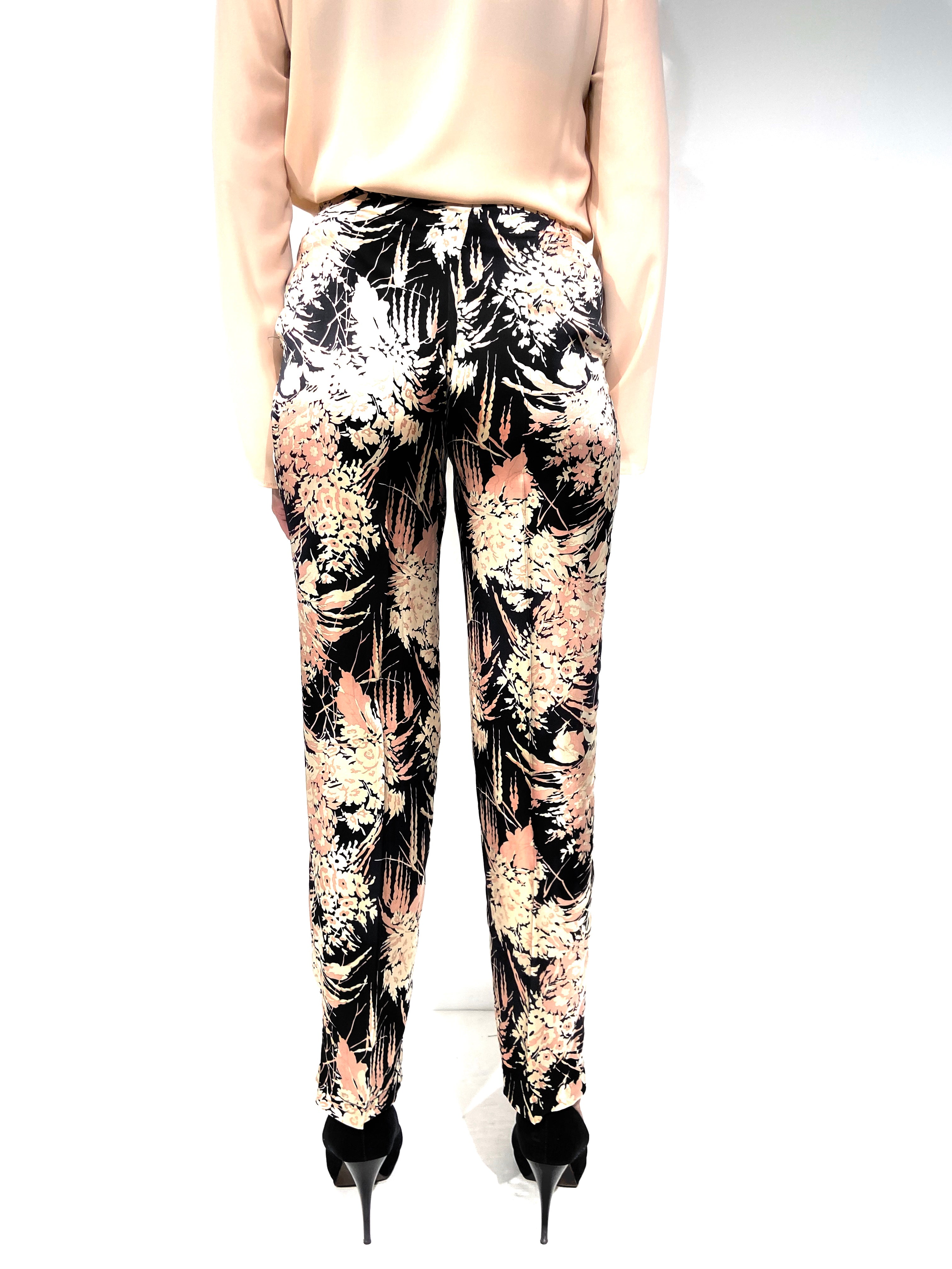 Pantalone a sigaretta in viscosa