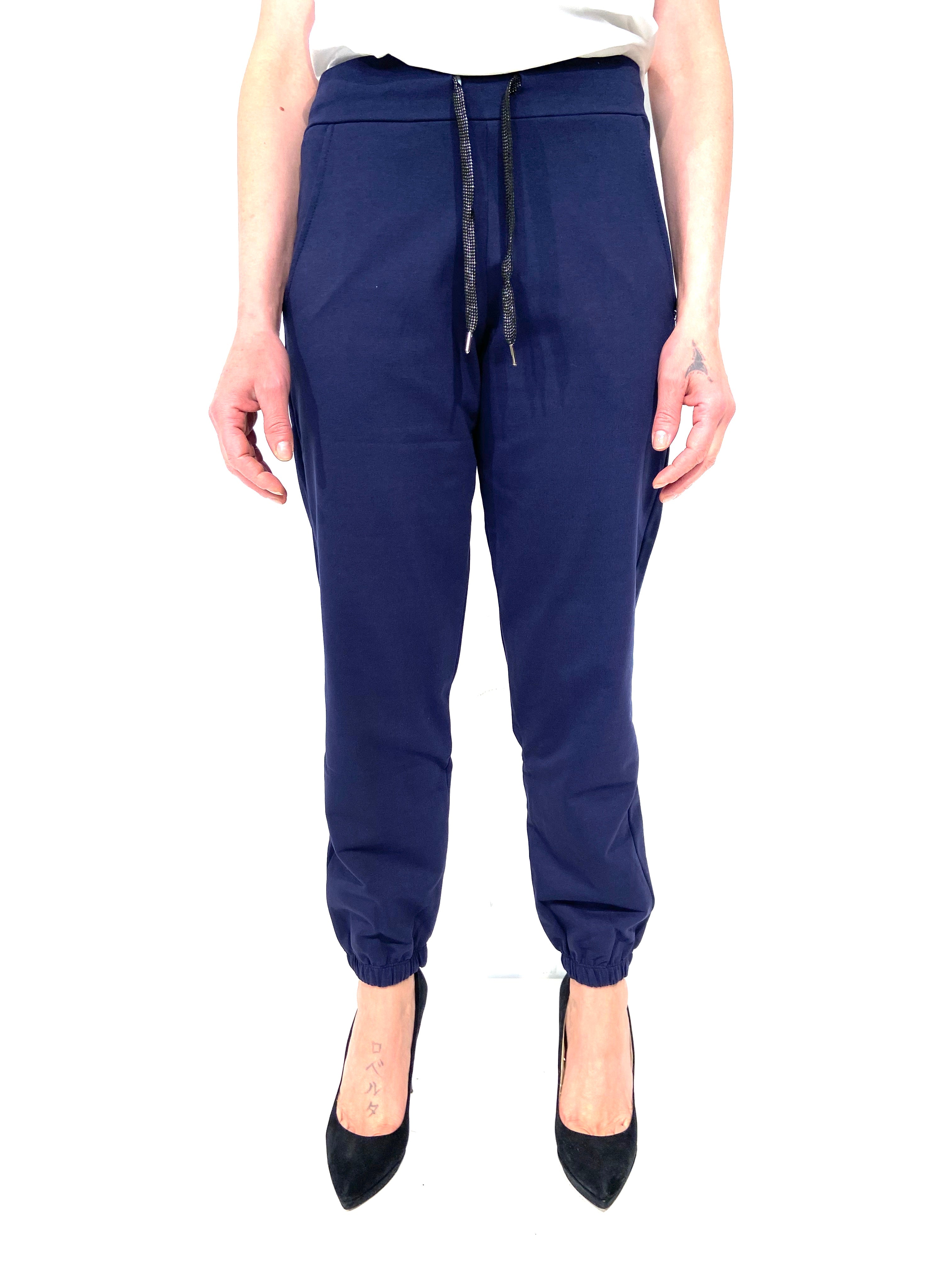 Pantaloni in felpa con polsino