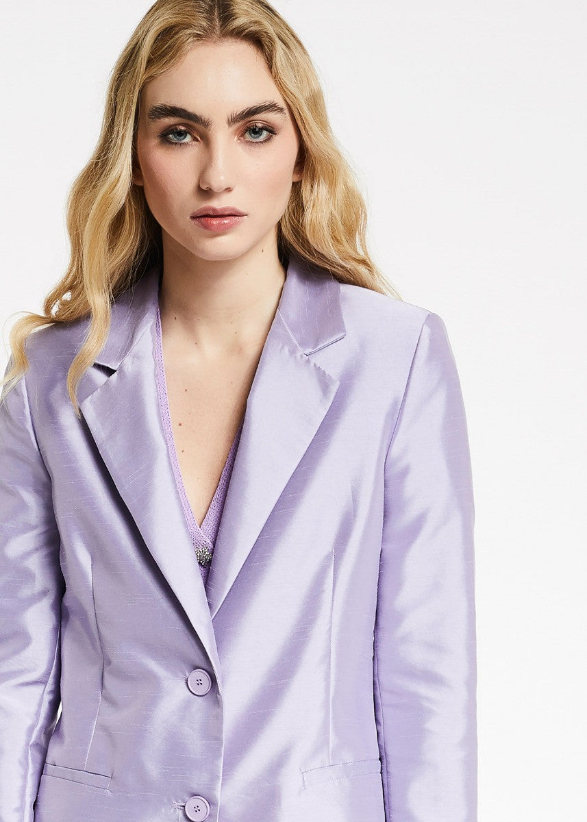 Blazer in shantung