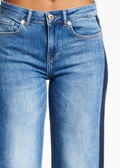 Jeans con banda laterale