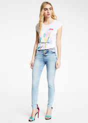 Tshirt floreale