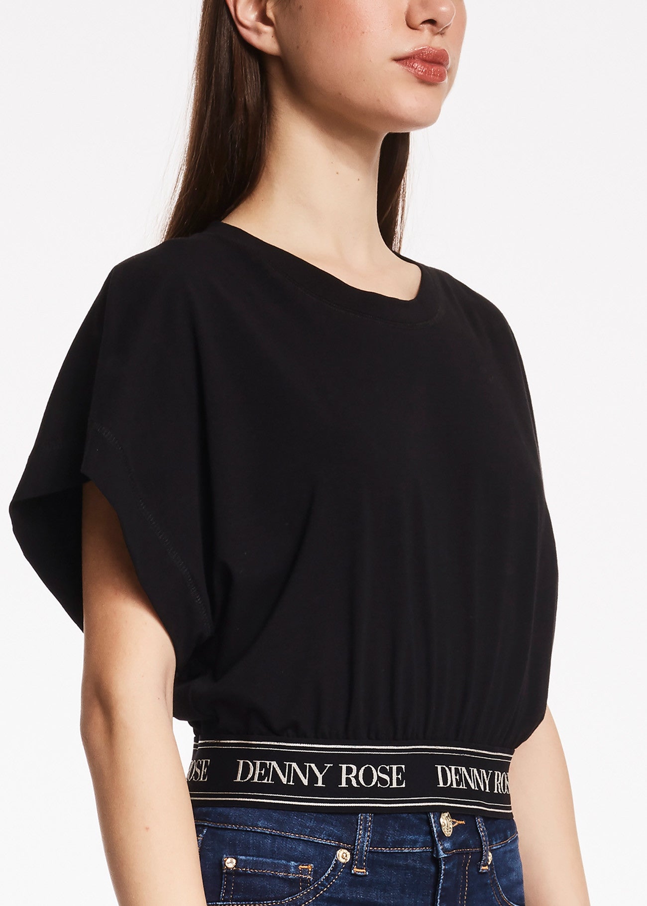 T-shirt con fascia elastica