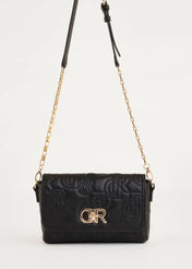 Crossbody in similpelle trapuntata