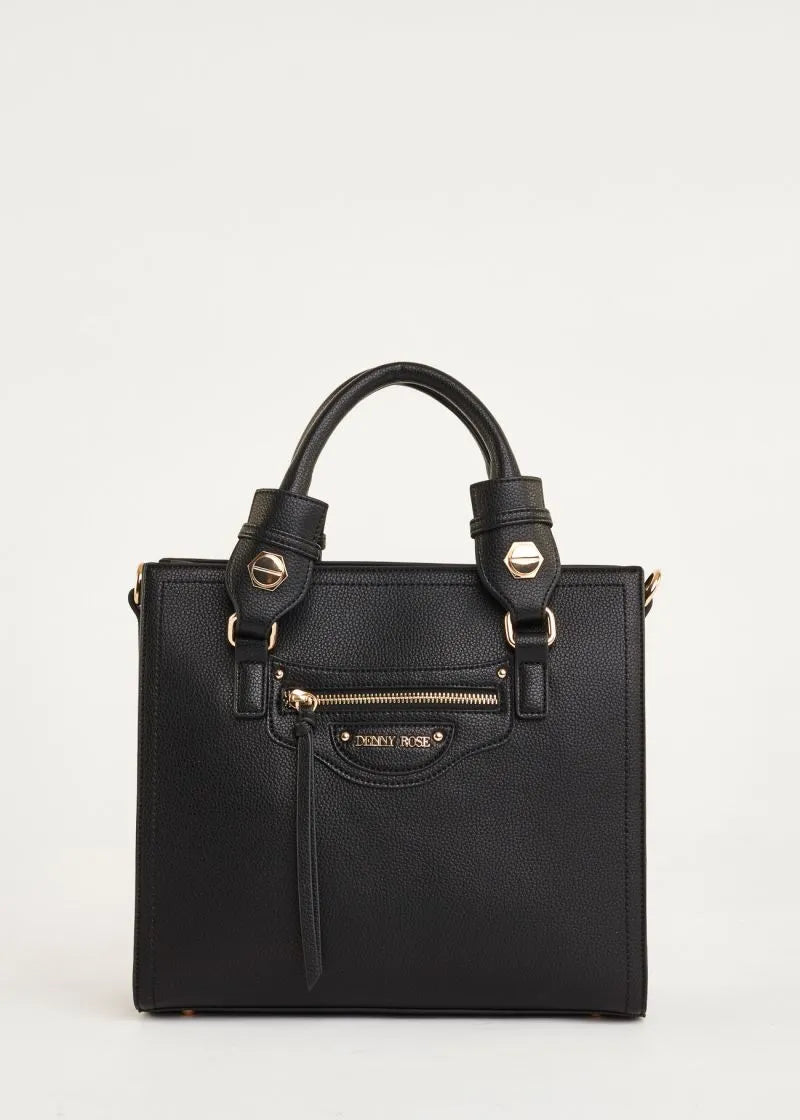 Shooping bag con maxi borchie