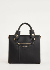 Shooping bag con maxi borchie