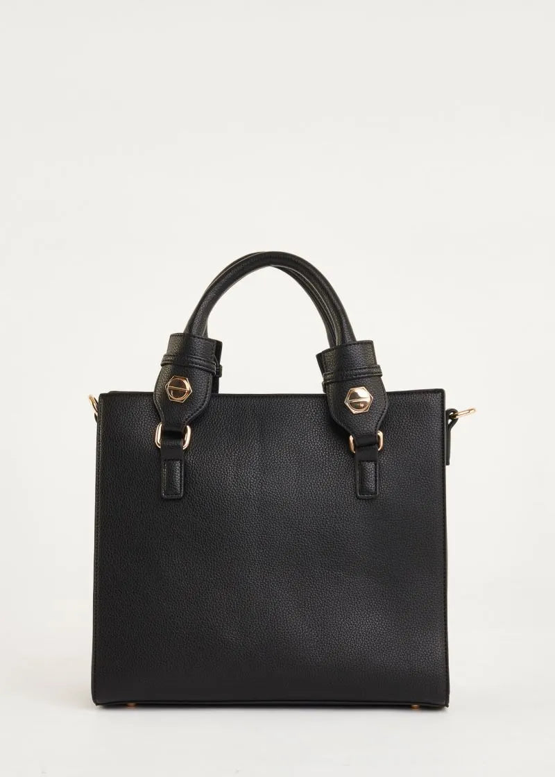 Shooping bag con maxi borchie