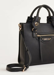 Shooping bag con maxi borchie