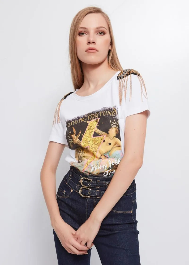 T-shirt con stampa grafica