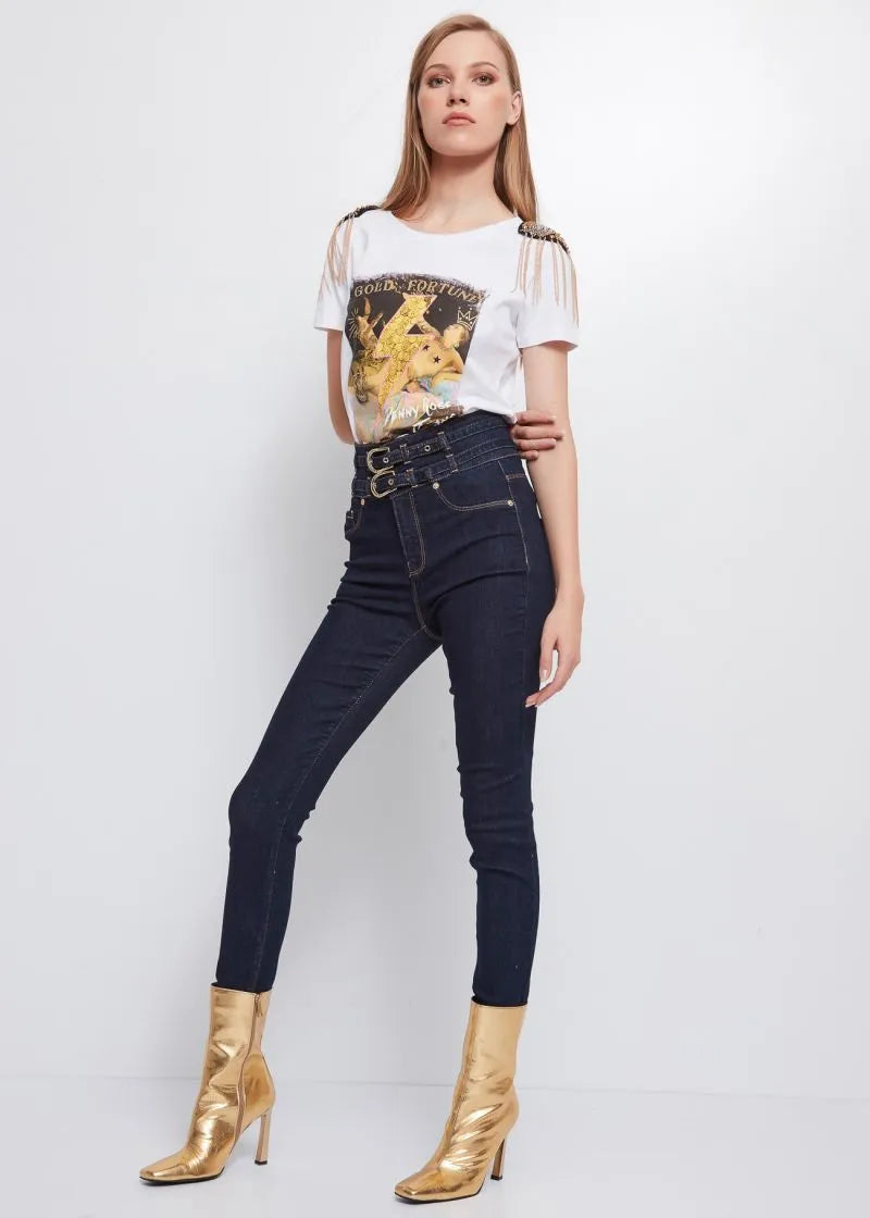 T-shirt con stampa grafica