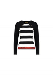 Maglia a righe con logo