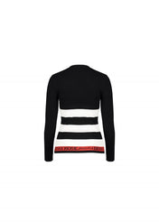 Maglia a righe con logo