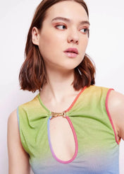 Abito in lurex multicolor