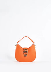 Crossbody in ecopelle con logo