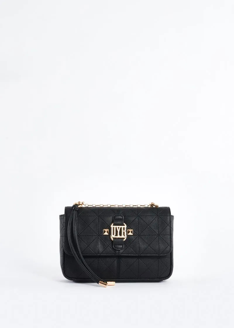 Crossbody in ecopelle trapuntata