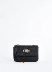 Crossbody in ecopelle trapuntata