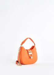 Crossbody in ecopelle con logo
