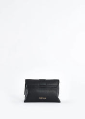 Crossbody in ecopelle con logo