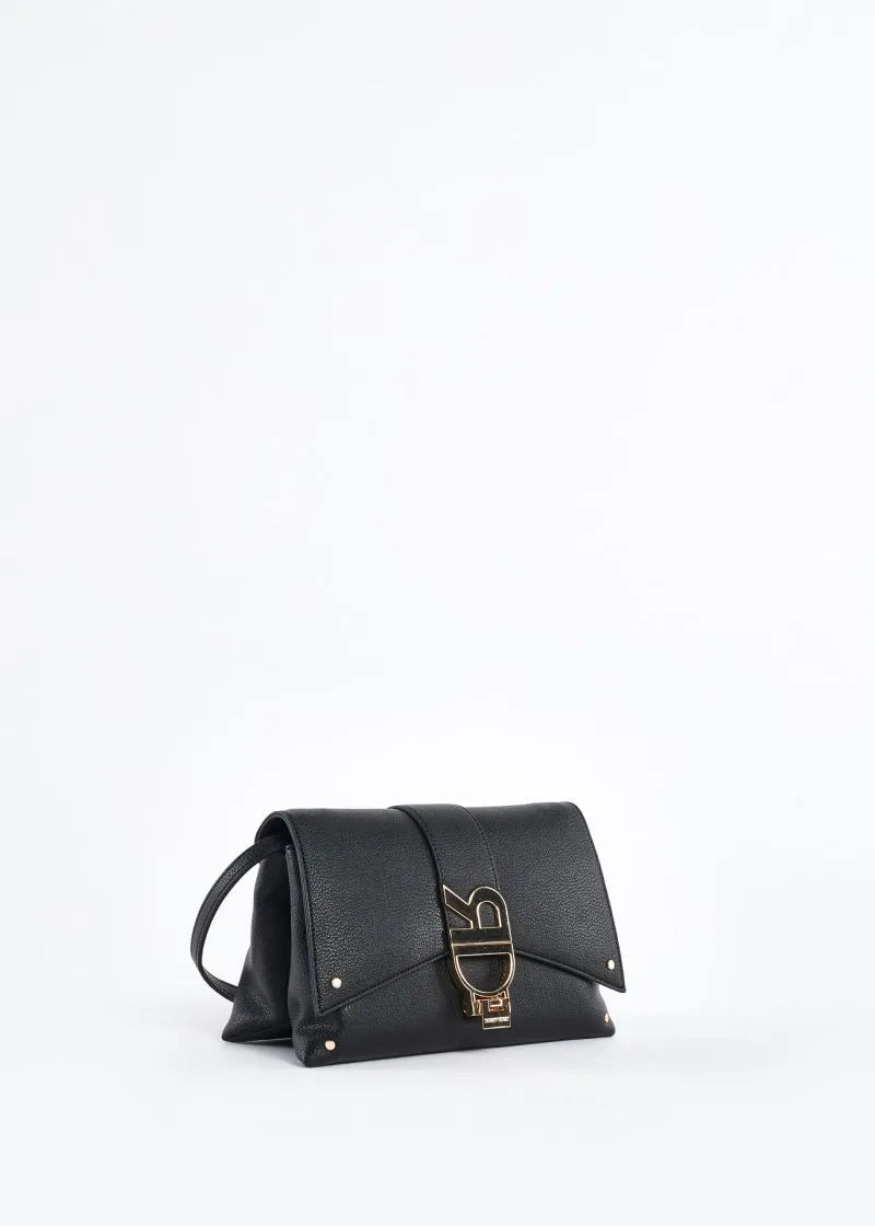 Crossbody in ecopelle con logo