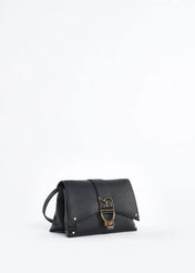 Crossbody in ecopelle con logo