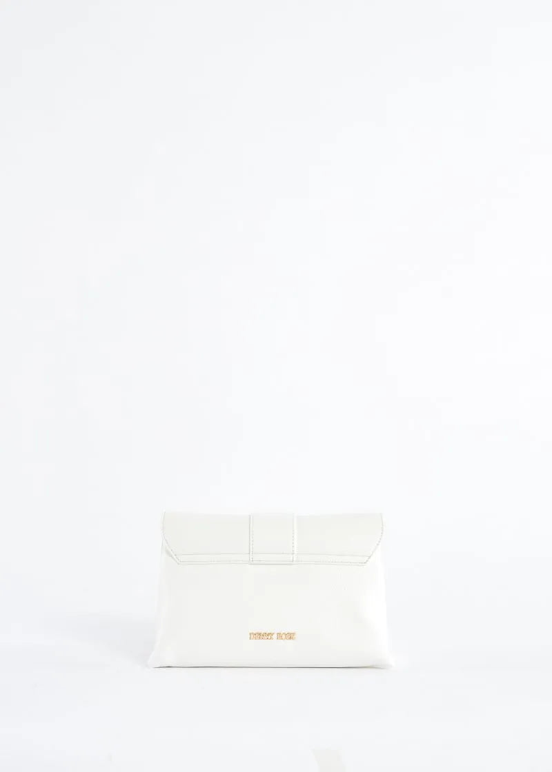Crossbody in ecopelle con logo