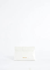 Crossbody in ecopelle con logo
