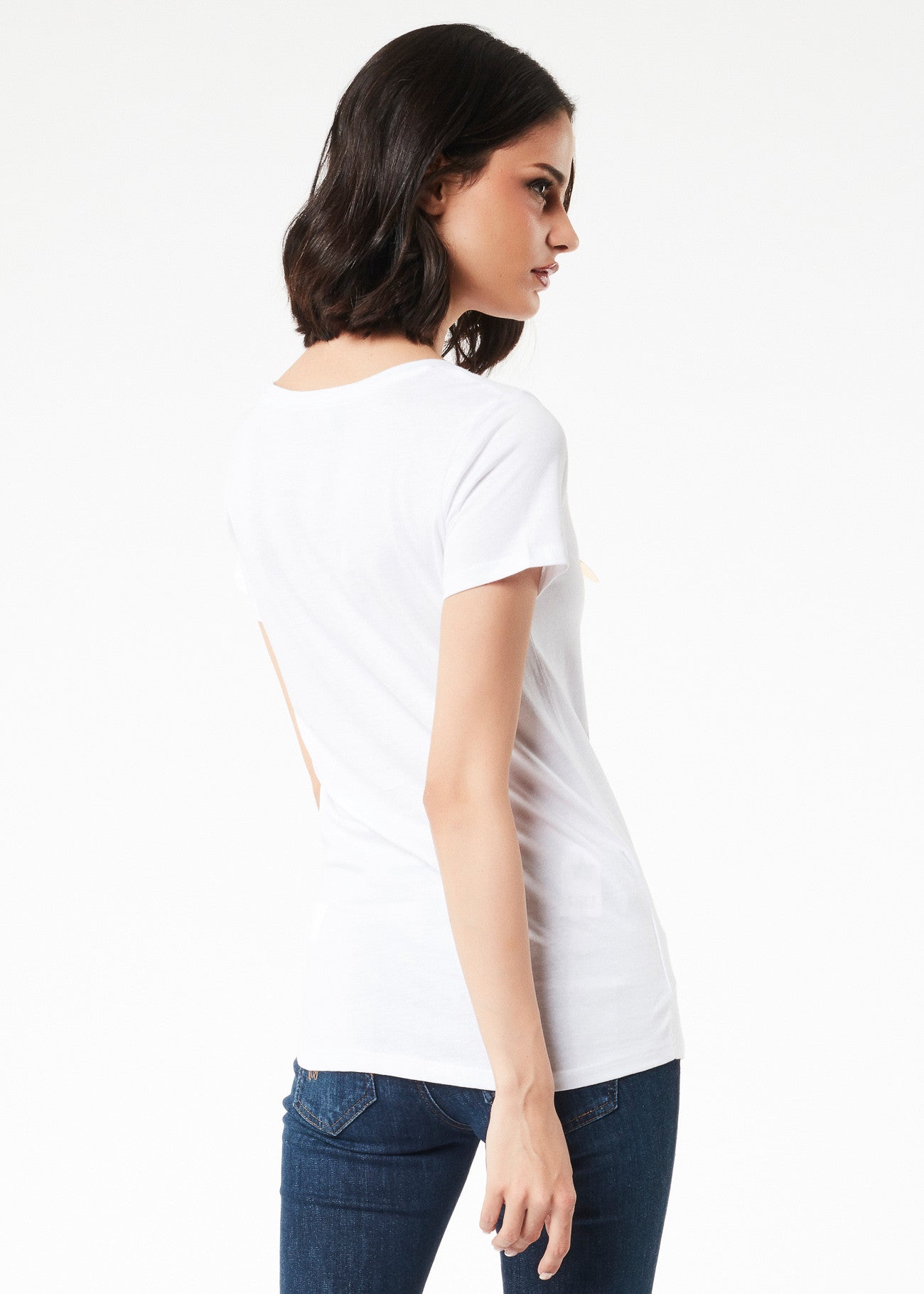 T-shirt con paillettes