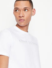 T-shirt con logo bianca