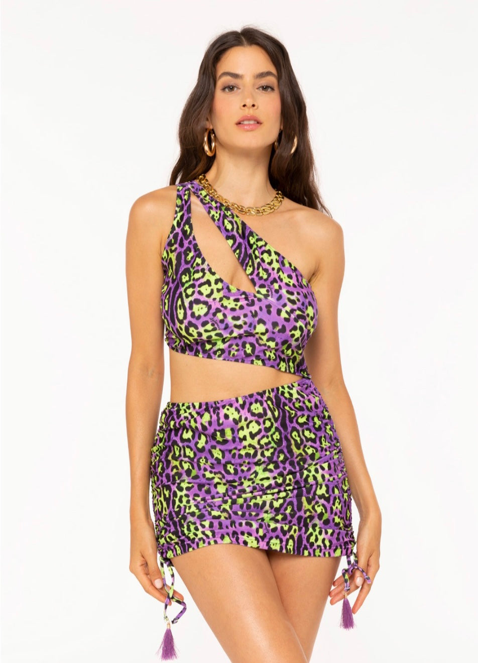 ABITO CORTO WILD PURPLE
