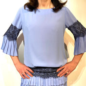 Casacca con inserti in pizzo