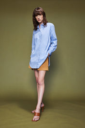 Camicia over in popeline