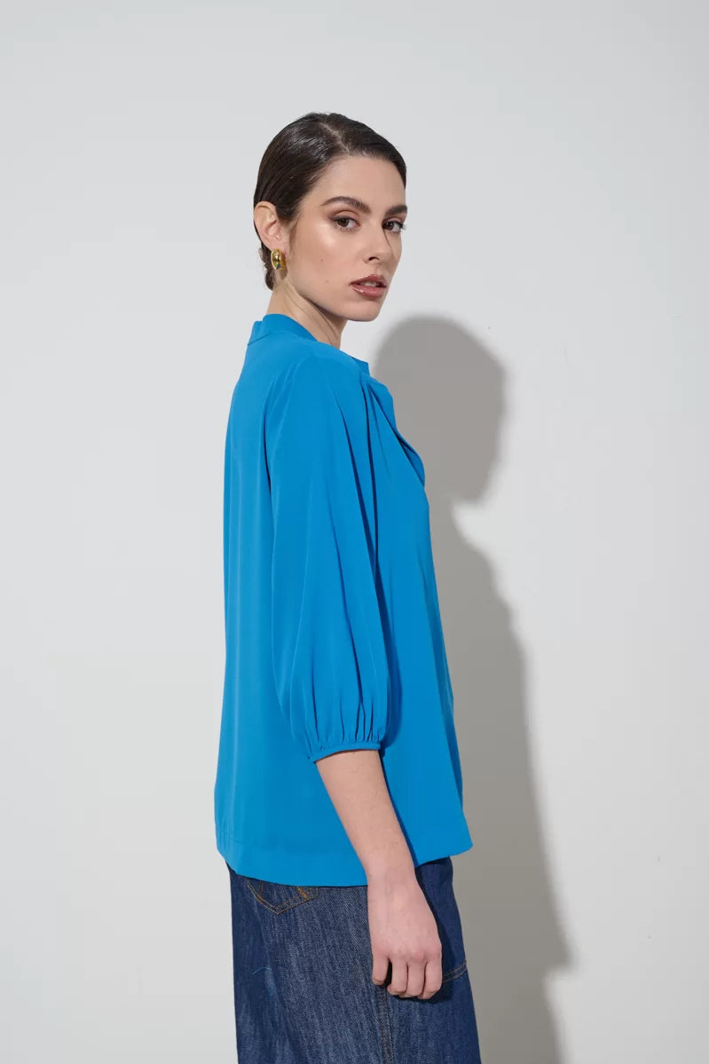 Blusa con manica a palloncino