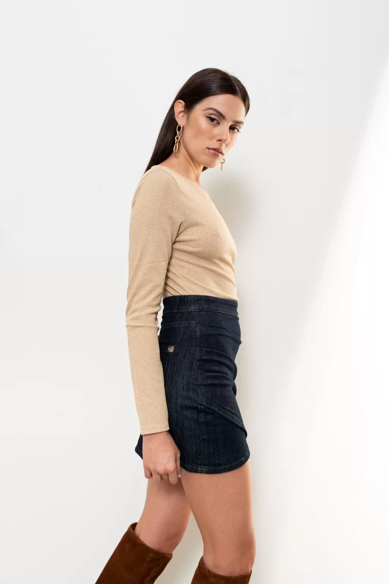 Minigonna in denim