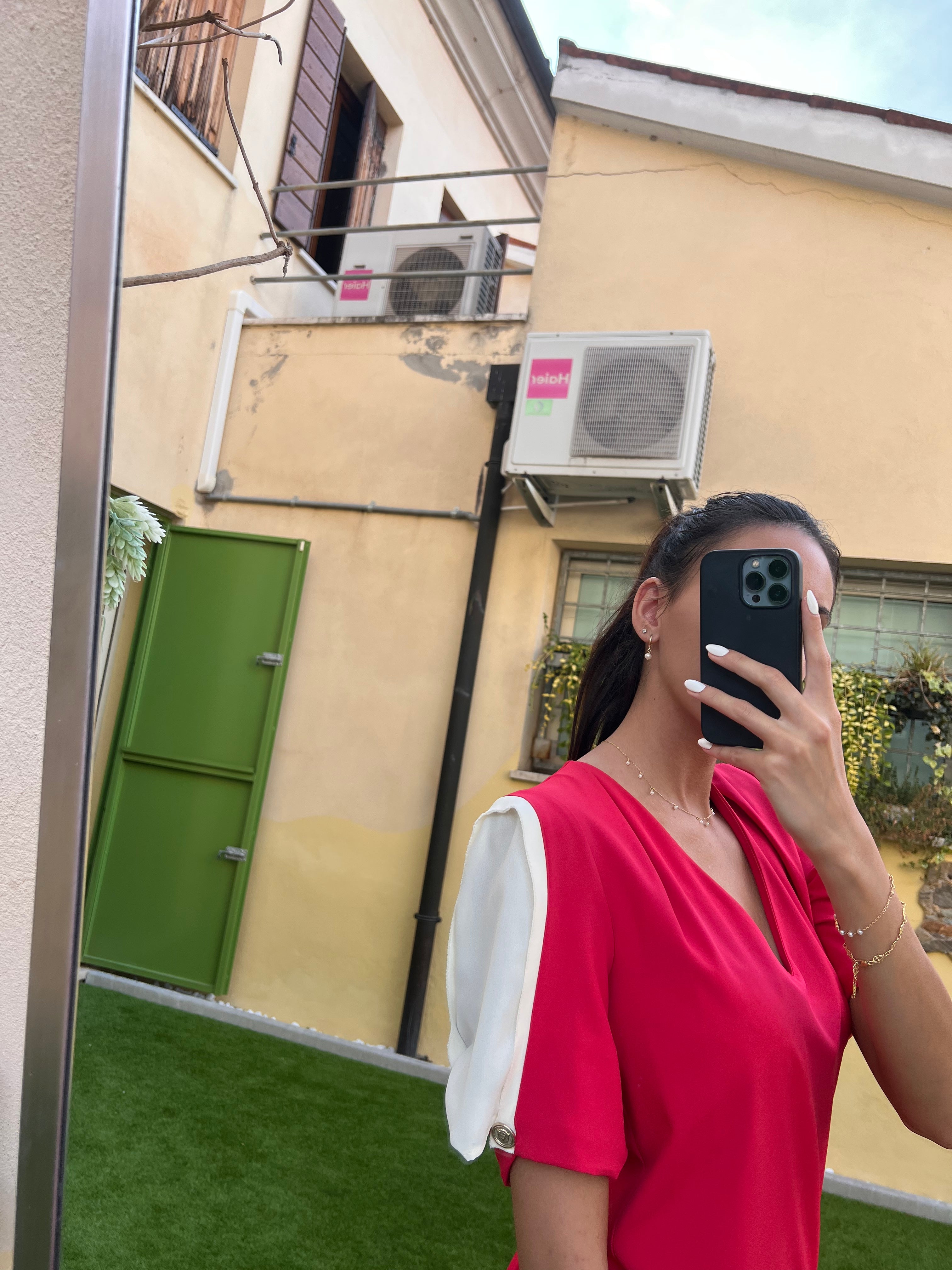 Abito corto rosso