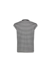 Tshirt a righe con stampa