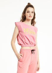 T-shirt con ricamo