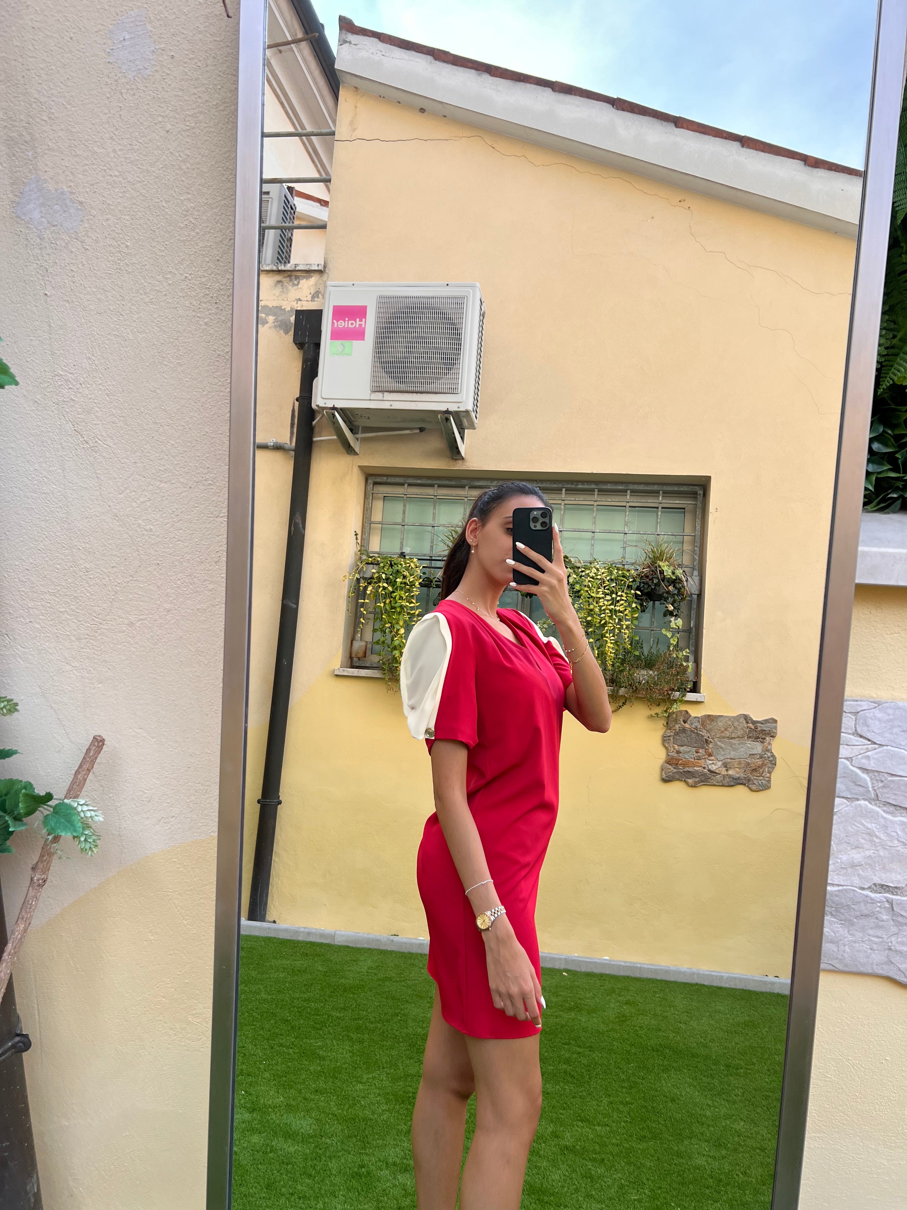 Abito corto rosso
