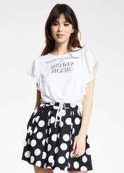Tshirt con rouche