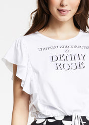 Tshirt con rouche