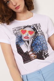 Tshirt con stampa