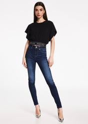 T-shirt con fascia elastica